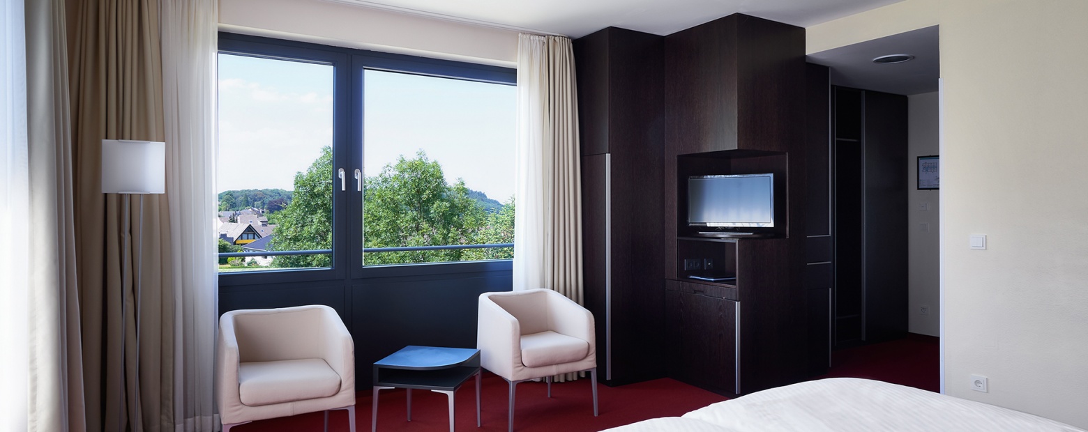 Zweibettzimmer im Gästehaus Löwenburg