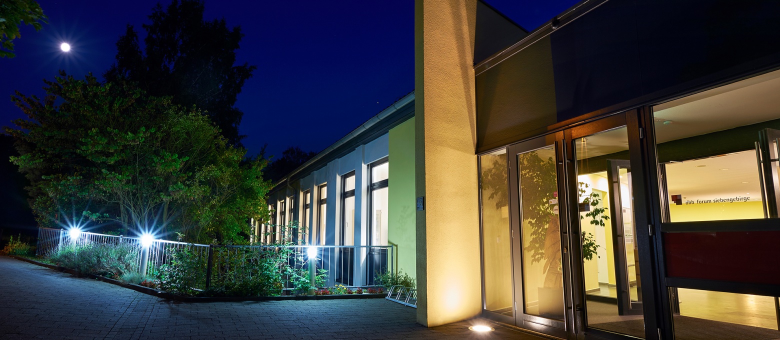 Abendstimmung am Seminarhotel