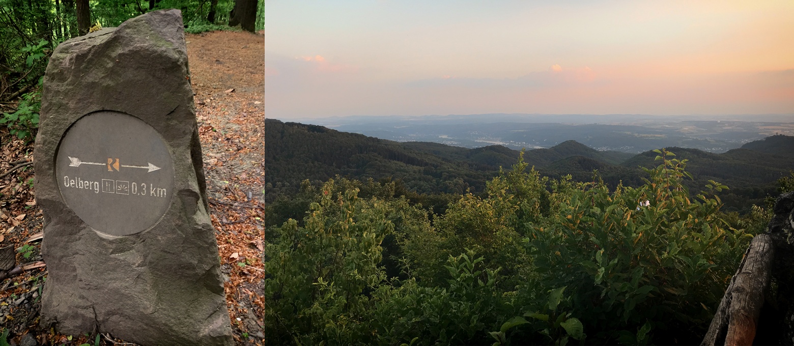 Der „Hausberg“ – Abendstimmung auf dem Ölberg mit fantastischem Weitblick